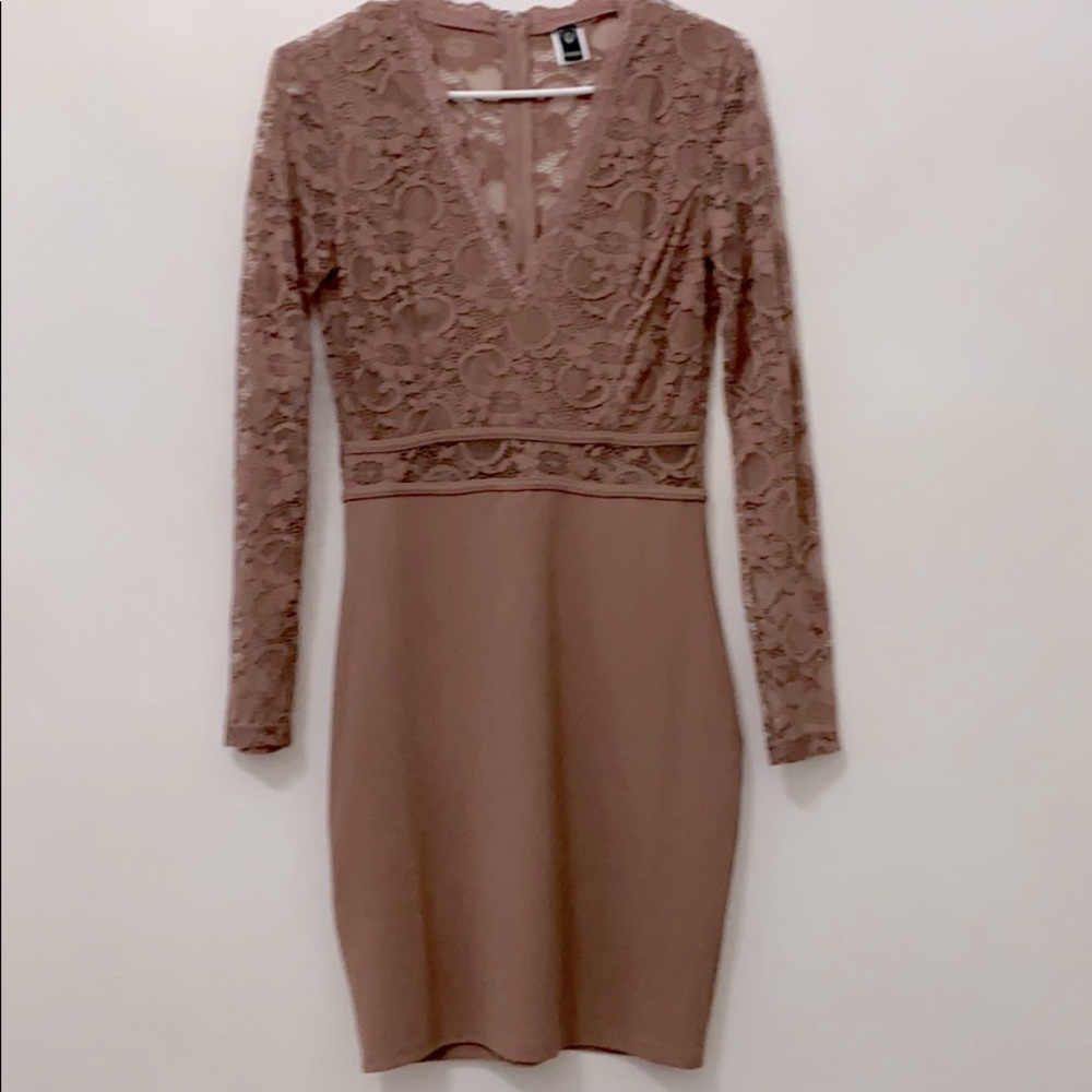 Blush Embroidery Dress